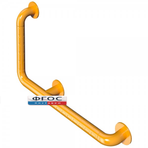 Поручень вертикальный угловой "Антибак" 600 х 350 миллиметров - fgospostavki.ru - Салехард