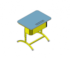 Стол ученический "Асташка -1" одноместный регулируемый - fgospostavki.ru - Салехард