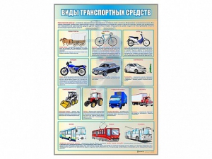 Стенд "Виды транспортных средств" - fgospostavki.ru - Салехард