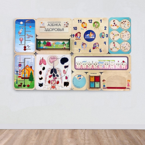 «Азбука здоровья» - Дидактическая настенная панель - fgospostavki.ru - Салехард