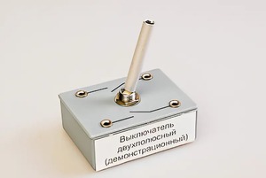 Выключатель двухполюсный (демонстрационный) - fgospostavki.ru - Салехард