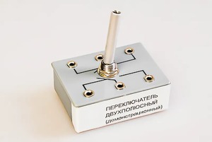 Переключатель двухполюсный (демонстрационный) - fgospostavki.ru - Салехард