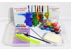 Набор для рисования "Эбру в десятку" - fgospostavki.ru - Салехард