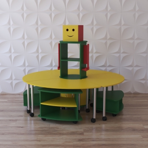 Модульный стеллаж "Весёлый робот" - fgospostavki.ru - Салехард