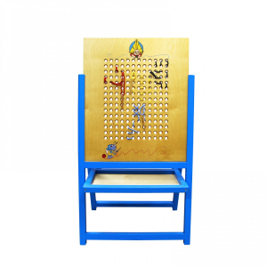 Тактильно-развивающая панель "Шнуровка вышивание" - fgospostavki.ru - Салехард