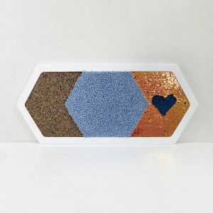 Декоративная тактильная панель 3в1 - «Пробка, Ворс, Пайетка» - fgospostavki.ru - Салехард