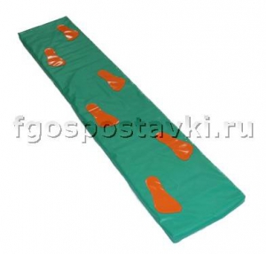 Дорожка массажная в чехле с нашитыми следами (6 следов) - fgospostavki.ru - Салехард