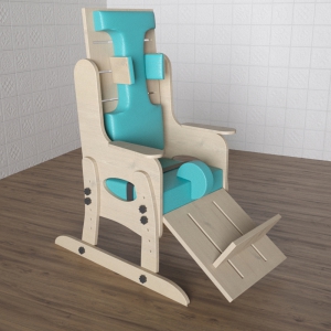 Стул для ребенка с ОВЗ с регулируемой подножкой «Адаптация» №2 - fgospostavki.ru - Салехард