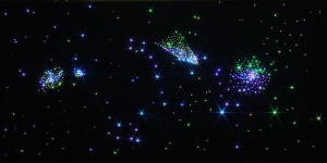 Настенный фиброоптический ковер "Млечный путь" 200х100, 450 точек - fgospostavki.ru - Салехард