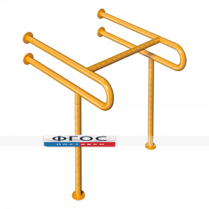 Поручень для раковины с опорой "Антибак" 850x650х650 миллиметров - fgospostavki.ru - Салехард