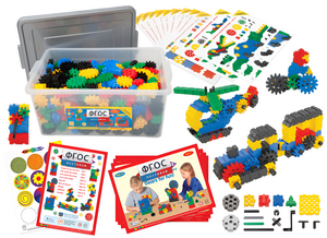 Конструктор STEM "Шестеренки" 800 деталей - fgospostavki.ru - Салехард