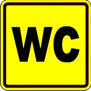 Тактильный знак (WC) 150х150 - fgospostavki.ru - Салехард