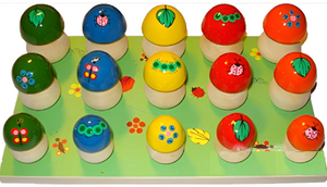 Развивающая игрушка для детей с нарушением слуха "Грибная полянка" - fgospostavki.ru - Салехард