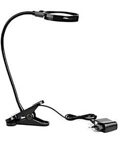 Лупа настольная на прищепке с подсветкой (5х) - fgospostavki.ru - Салехард