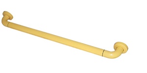 Поручень прямой с антибактериальным покрытием (желтый) - fgospostavki.ru - Салехард