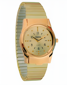 Часы со шрифтом Брайля мужские золото - fgospostavki.ru - Салехард