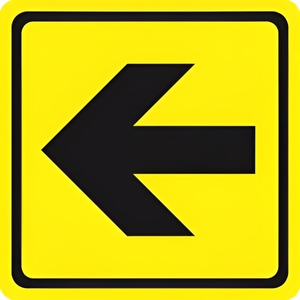 Тактильный знак (направление движения) 100х100 - fgospostavki.ru - Салехард