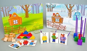 Игровой набор Фребеля "Заюшкина избушка" (серия "Сказочный мир". Выпуск 1) - fgospostavki.ru - Салехард