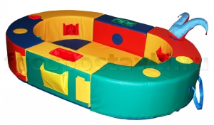 Манеж овальный 180х120х25 сантиметров - fgospostavki.ru - Салехард