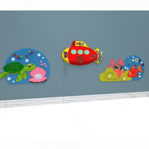 Комплект бизибордов «Подводный мир» 3 в 1 - fgospostavki.ru - Салехард