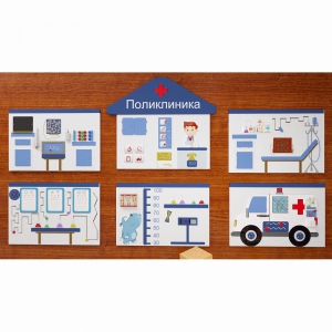 Комплект настенных панелей «Больница» - fgospostavki.ru - Салехард