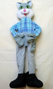 Ростовая кукла "Кот серый" - fgospostavki.ru - Салехард