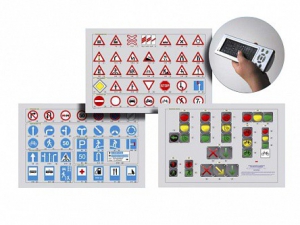 Базовый комплект светового оборудования "Дорожные знаки. Светофоры" с сенсорным беспроводным пультом дистанционного управления - fgospostavki.ru - Салехард