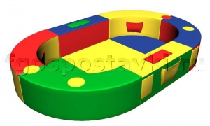 Манеж овальный 150х100х30 сантиметров - fgospostavki.ru - Салехард