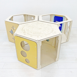 Модульные игровые домики «Сотикум» (3 модуля) - fgospostavki.ru - Салехард