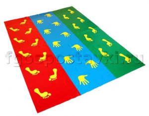 Коврик координационный "Мы идем-3" (2х слойная кожа) - fgospostavki.ru - Салехард