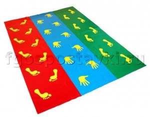 Коврик координационный "Мы идем-4" (1 слойная кожа) - fgospostavki.ru - Салехард