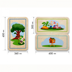 Набор стеновых панелей «Мир сказки - У Лукоморья» - fgospostavki.ru - Салехард