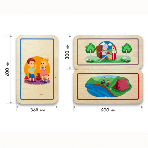 Набор стеновых панелей «Мои увлечения - Любимые занятия» - fgospostavki.ru - Салехард