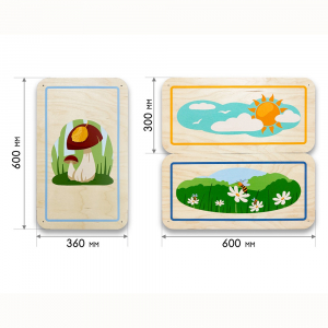 Набор стеновых панелей «Природа нашего края - Прогулка» - fgospostavki.ru - Салехард