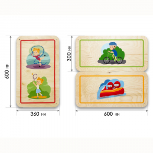 Набор стеновых панелей «Спорт - Движение-жизнь» - fgospostavki.ru - Салехард