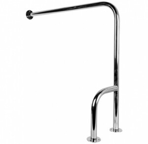 Поручень стационарный Г-образный (правая) - fgospostavki.ru - Салехард