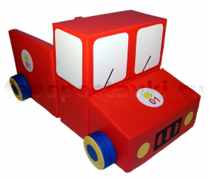 Каталка «Пожарная машина» большая - fgospostavki.ru - Салехард