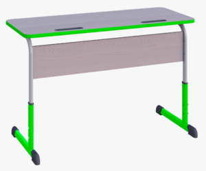 Парта SMARTY KEY двухместная регулируемая по высоте с антивандальной кромкой - fgospostavki.ru - Салехард