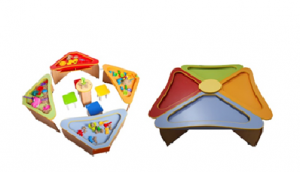 Детский тактильный песочный комплекс "Ромашка" - fgospostavki.ru - Салехард