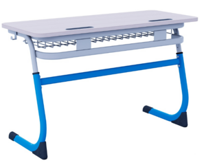 Парта SMARTY двухместная регулируемая по высоте - fgospostavki.ru - Салехард