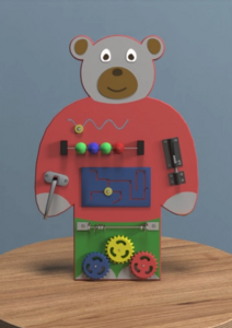 Бизиборд «Папа-медведь» - fgospostavki.ru - Салехард