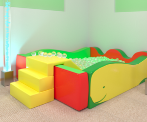 Бассейн «Кит» с горкой - fgospostavki.ru - Салехард