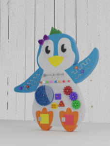 Бизиборд «Радостный пингвин» - fgospostavki.ru - Салехард