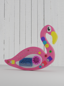 Бизиборд «Розовый фламинго» - fgospostavki.ru - Салехард