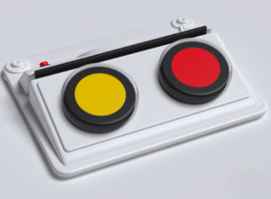 Игровой коммуникатор 2-х кнопочный со вставкой - fgospostavki.ru - Салехард