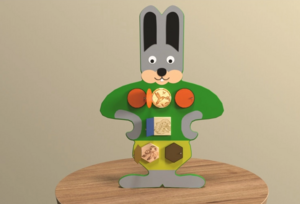 Бизиборд «Серый заинька» - fgospostavki.ru - Салехард