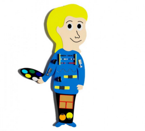 Бизиборд «Юный художник» - fgospostavki.ru - Салехард