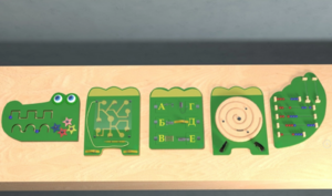 Бизиборд «Крокодил Гена» - fgospostavki.ru - Салехард