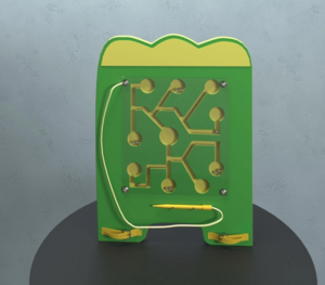 Бизиборд «Зеленый лабиринт» - fgospostavki.ru - Салехард