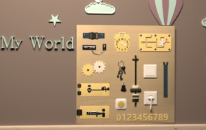 Бизиборд «Умелый малыш» - fgospostavki.ru - Салехард